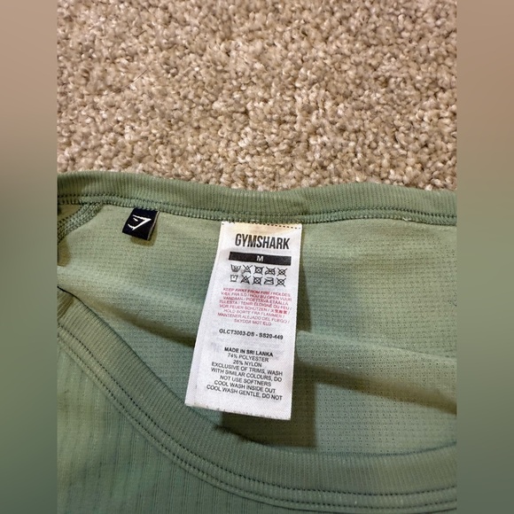 Gymshark Breeze Lightweight Seamless Long Sleeve Crop Top Medium - Picture 4 of 8